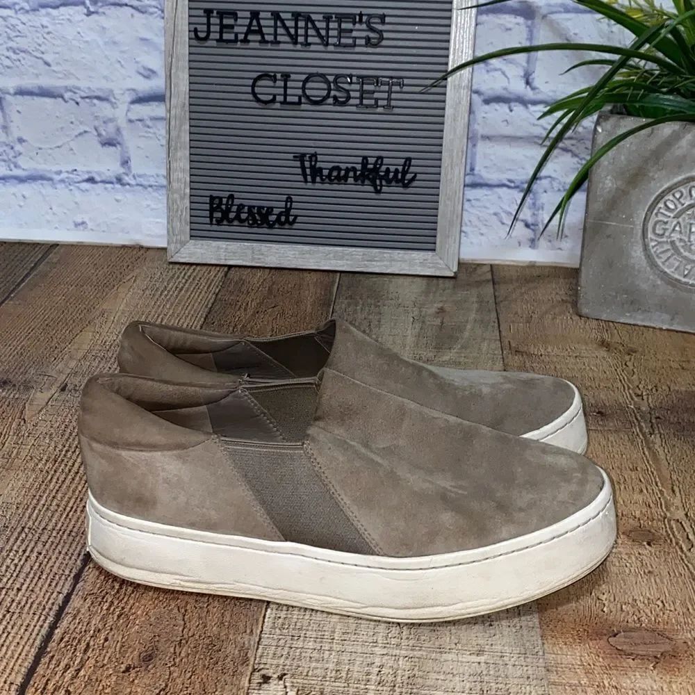 Vince Warren Suede Platform Sneakers